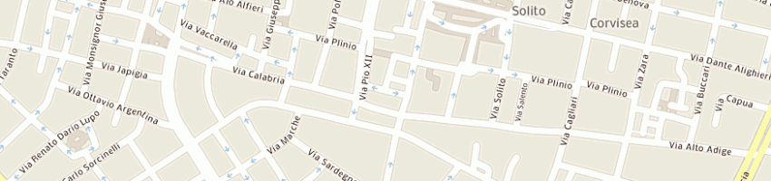 Mappa della impresa blu service srl a TARANTO