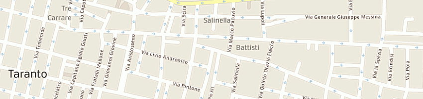 Mappa della impresa de vietro costantino a TARANTO