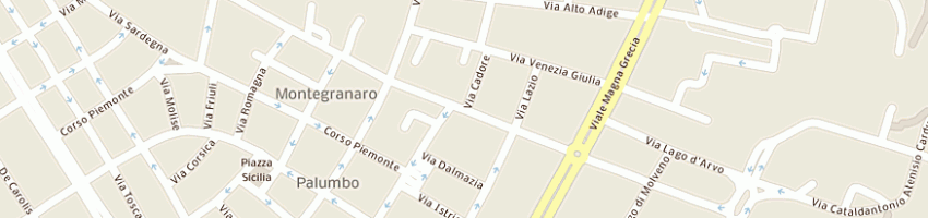 Mappa della impresa metal vetro srl a TARANTO