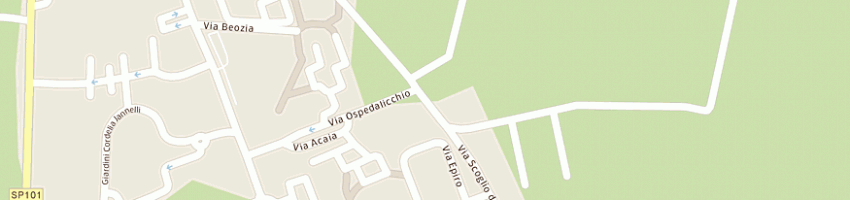 Mappa della impresa crea srl a TARANTO
