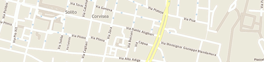 Mappa della impresa multiplast srl a TARANTO