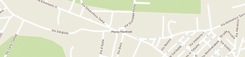 Mappa della impresa ortho-service di fuggetti rita e c sas a TARANTO