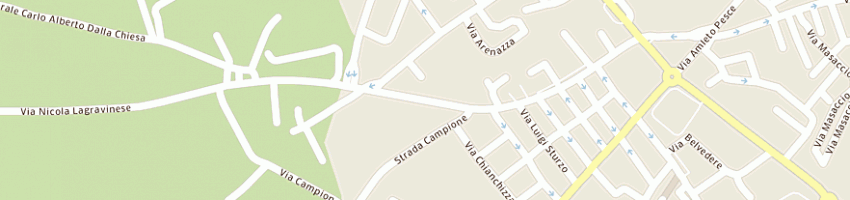 Mappa della impresa avezzano comes fausto a MONOPOLI