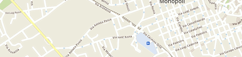 Mappa della impresa animal garden shop a MONOPOLI