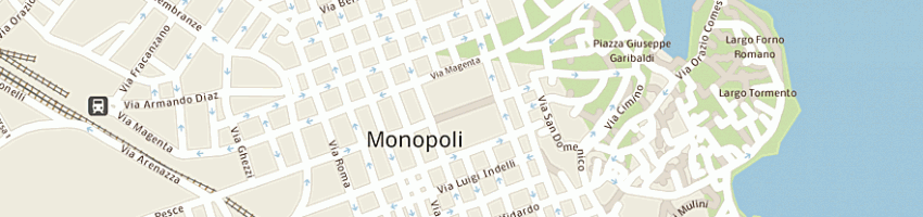 Mappa della impresa romito vincenzo a MONOPOLI