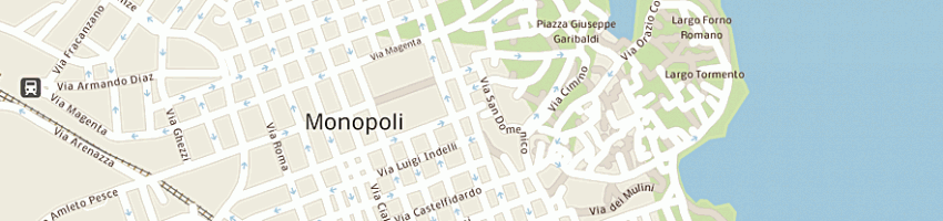 Mappa della impresa carrieri damiano a MONOPOLI