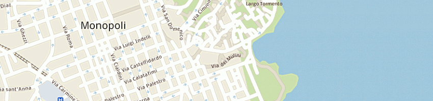 Mappa della impresa zazzera angelo a MONOPOLI