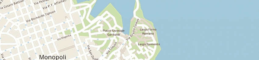 Mappa della impresa trattoria del porto a MONOPOLI