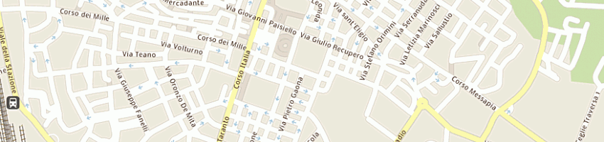 Mappa della impresa penna nera di bufano donato a MARTINA FRANCA