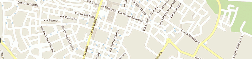 Mappa della impresa sovilca sas di francesco russano e c a MARTINA FRANCA