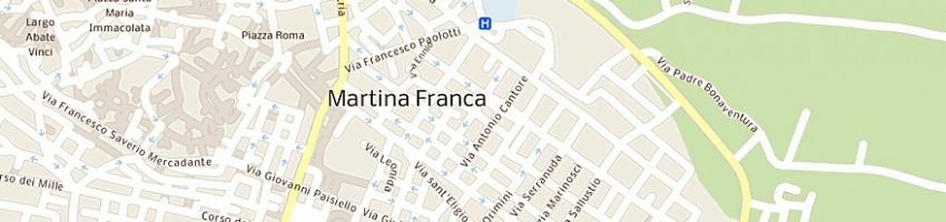 Mappa della impresa pastificio genovese a MARTINA FRANCA