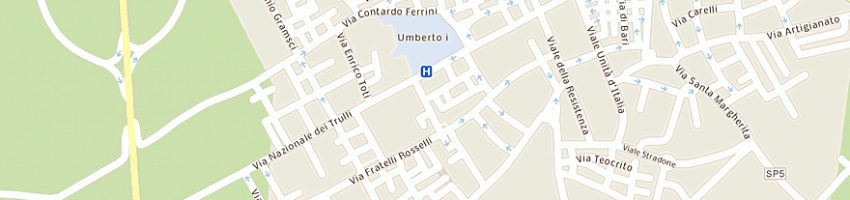 Mappa della impresa carrieri vito a FASANO