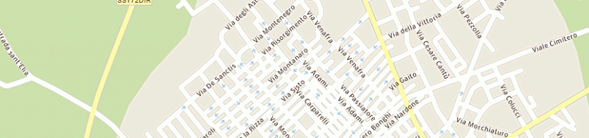 Mappa della impresa panificio santonio di baccaro g e company snc a FASANO