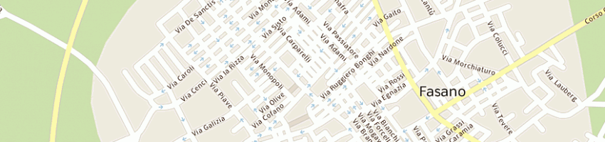 Mappa della impresa capozza maria a FASANO