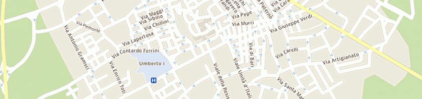 Mappa della impresa trapani francesco a FASANO