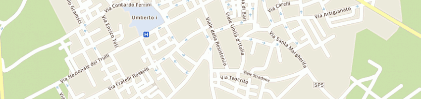 Mappa della impresa fresche delizie srl a FASANO