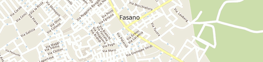 Mappa della impresa custodero dott giuseppe biotecnogen laboratorio scientifico di analisi giuseppe a FASANO