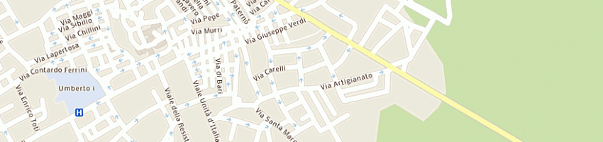 Mappa della impresa rubino leonardo a FASANO