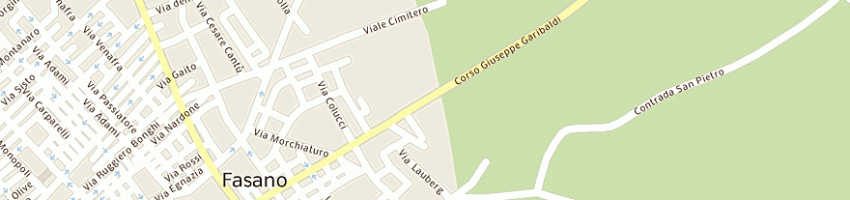 Mappa della impresa sudel snc a FASANO