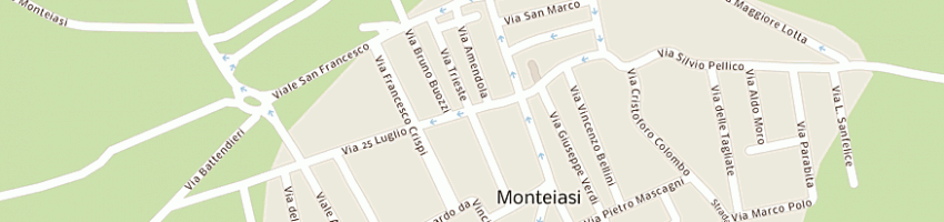 Mappa della impresa dbf sas di donato patruno e c a MONTEIASI