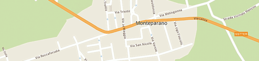 Mappa della impresa fischetti elettrodomestici di fischetti rosa a MONTEPARANO