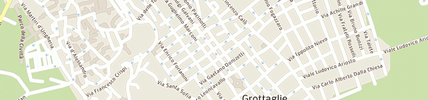 Mappa della impresa quaranta cosimo studio di osteopatia a GROTTAGLIE