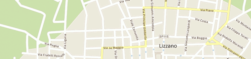 Mappa della impresa cavallo francesco a LIZZANO