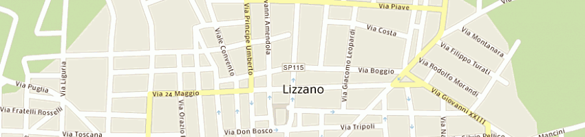 Mappa della impresa mazzei carlo a LIZZANO