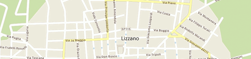Mappa della impresa strusi giuseppe a LIZZANO