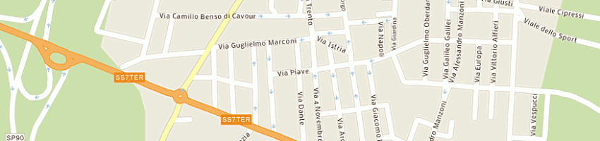 Mappa della impresa capuzzelli cosimo a FRAGAGNANO