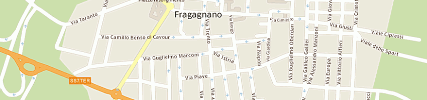 Mappa della impresa miccoli maria letizia a FRAGAGNANO