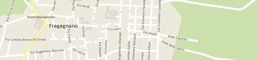 Mappa della impresa bizzarro patrizia a FRAGAGNANO