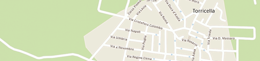 Mappa della impresa blue mare di martino anna maria a TORRICELLA