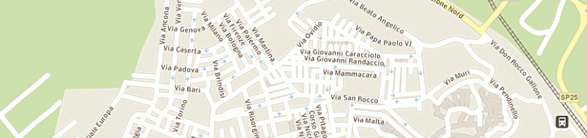 Mappa della impresa carni e rosticceria urgese a CEGLIE MESSAPICA