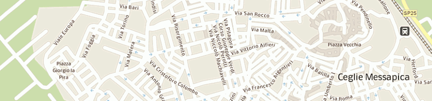 Mappa della impresa scuole pubbliche a CEGLIE MESSAPICA