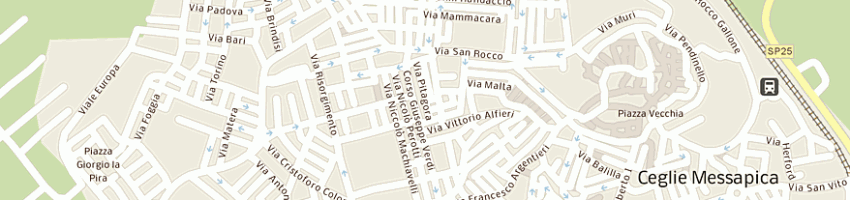 Mappa della impresa prezioso vito a CEGLIE MESSAPICA