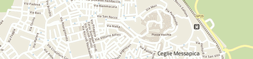 Mappa della impresa vacca giuseppe a CEGLIE MESSAPICA
