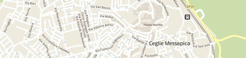 Mappa della impresa urgese cosimo a CEGLIE MESSAPICA