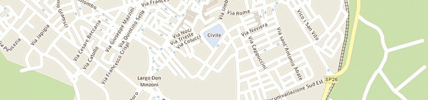 Mappa della impresa poste italiane spa-uffpostale di ceglie messapica succ1 a CEGLIE MESSAPICA