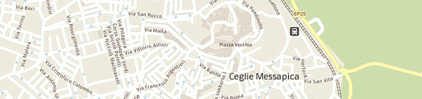 Mappa della impresa unione italiana del lavoro a CEGLIE MESSAPICA