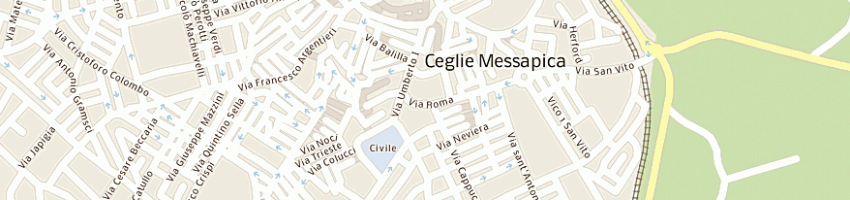 Mappa della impresa editel di bellanova r a CEGLIE MESSAPICA