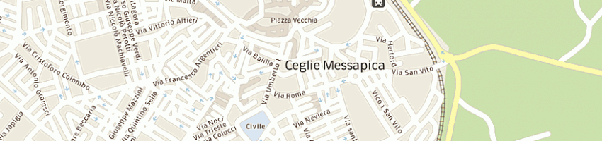 Mappa della impresa wm di zizzi lorenzo giulio a CEGLIE MESSAPICA