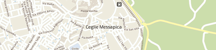 Mappa della impresa g e p srl a CEGLIE MESSAPICA