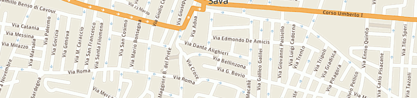 Mappa della impresa ciraci' angela a SAVA
