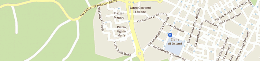 Mappa della impresa delta costruzioni di puteo cosimo e c sas a OSTUNI