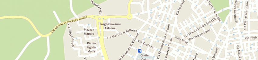 Mappa della impresa nacci giuseppe a OSTUNI