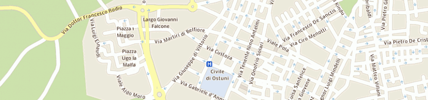 Mappa della impresa bianco roberto a OSTUNI