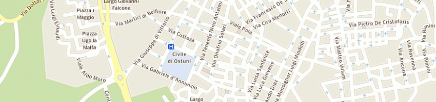 Mappa della impresa cisaria antonio leonardo a OSTUNI