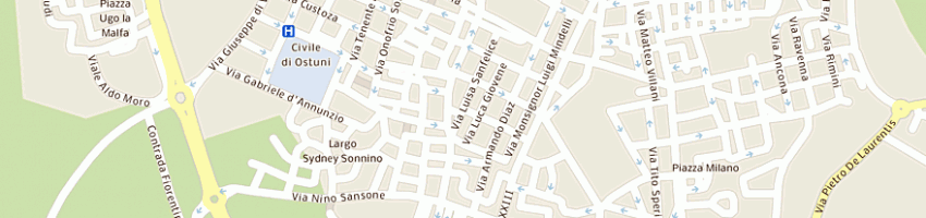 Mappa della impresa tanzarella franco a OSTUNI