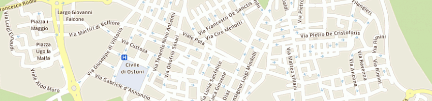 Mappa della impresa bar paradiso a OSTUNI
